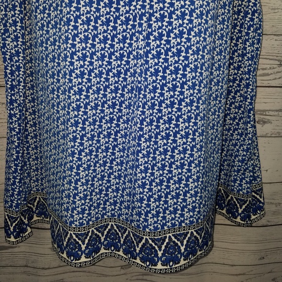 Dalia Blue Sleeveless Blouse Top Womens Size 1X - Picture 4 of 7